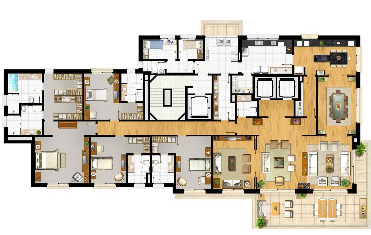 Apto. Tipo - Opção 3