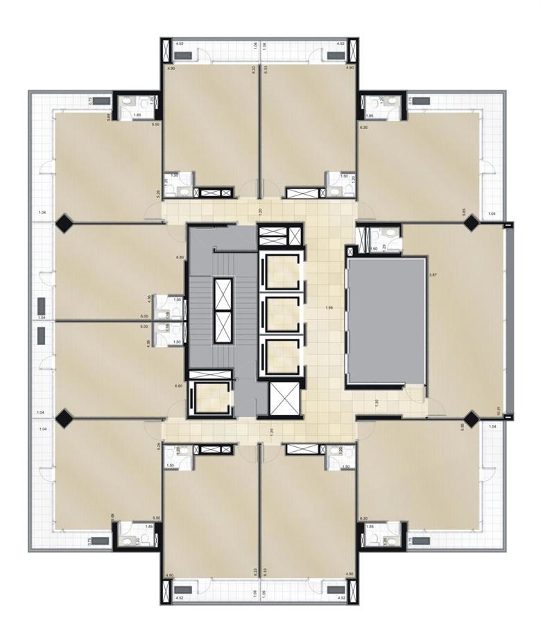 Planta tipo -17º Pavimento