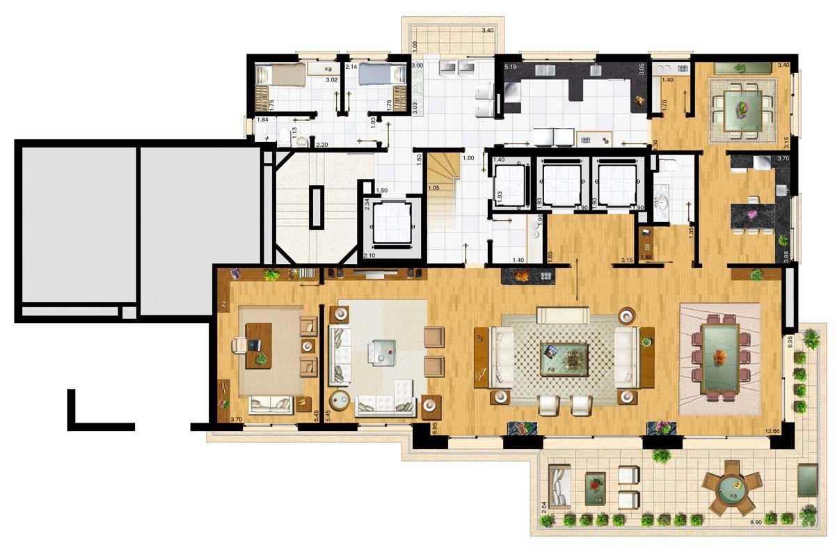 Apto. Duplex - Inferior