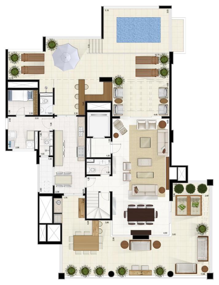 Apto. Duplex - Inferior