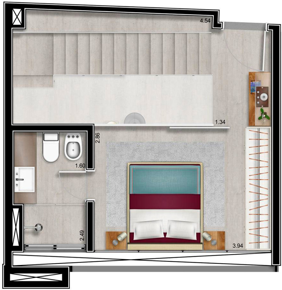 Apto Duplex - Superior