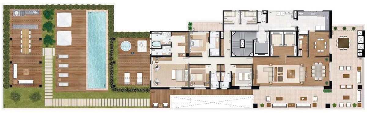 Apto. Tipo - 2º Pavimento