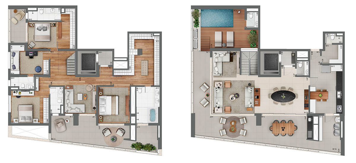 Duplex 377m²