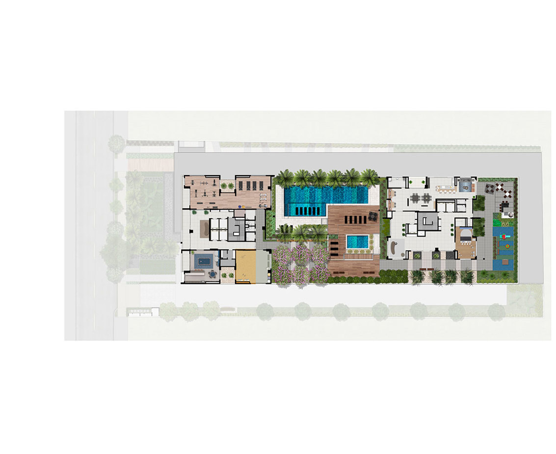 Implantação 3º pavimento