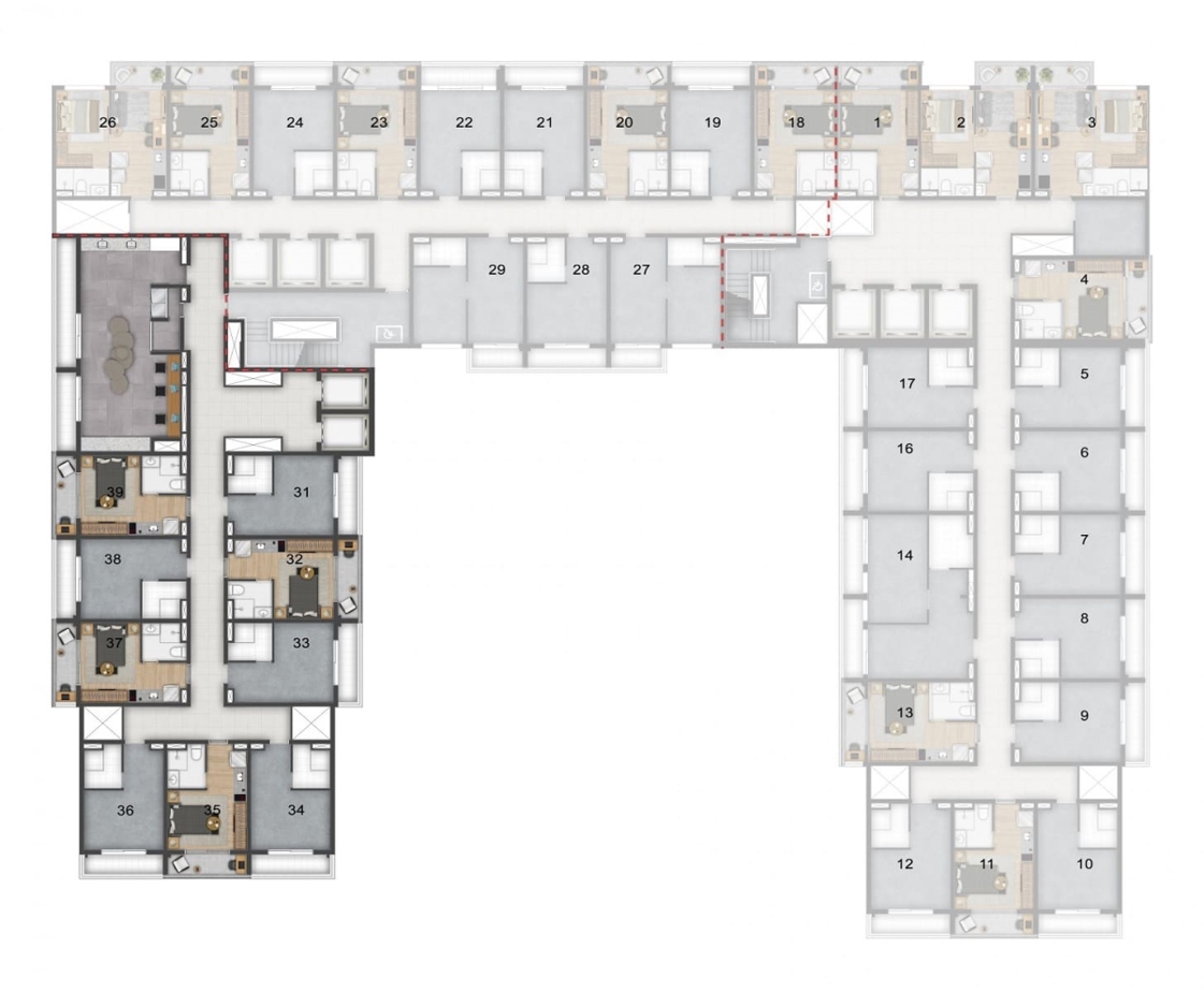 Implantação: 12º pav.